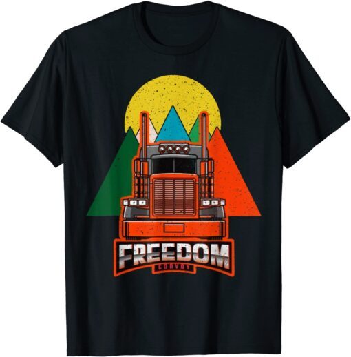 Freedom Convoy 2022 Support Canada Trucker Convoy Tee Shirt