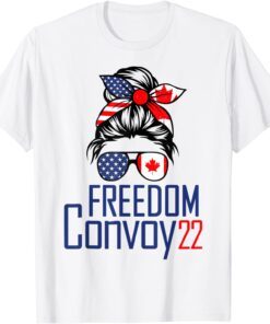 Freedom Convoy 2022 Supporter I Support Canadian Truckers Tee Shirt