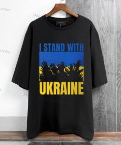 Fuck Putin Stop Ukraine Wars I Stand With Ukraine Flag T-Shirt