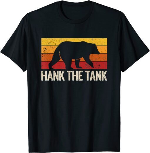 Hank the Tank Retro Vintage Distressed Save Hank the Tank T-Shirt