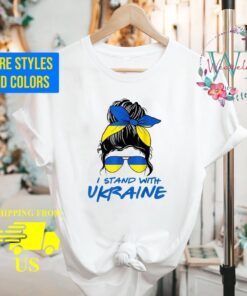 I Stand With Ukraine Anti-Putin Tee Shirt