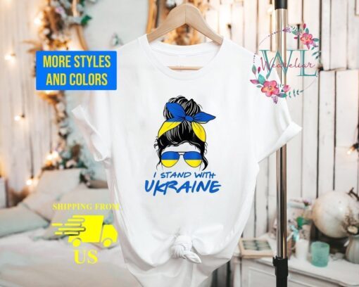 I Stand With Ukraine Anti-Putin Tee Shirt