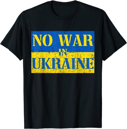 puck Putin I Stand With Ukraine No War In Ukraine Support Ukraine T-Shirt