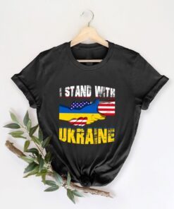 I Stand With Ukraine No War Ukraine Flag Shirt