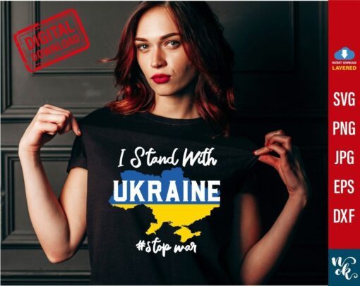 Stop War I Stand With Ukraine Support Ukraine Shirt