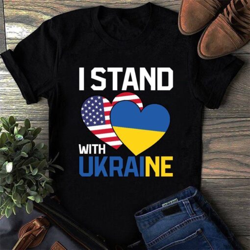 I Stand With Ukraine, Support Ukraine, Ukraine Strong, Pray For Ukraine Tee Shirt