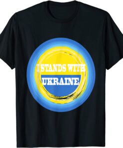 No War I Stand With Ukraine Ukrainian Flag Support Save Ukraine T-Shirt