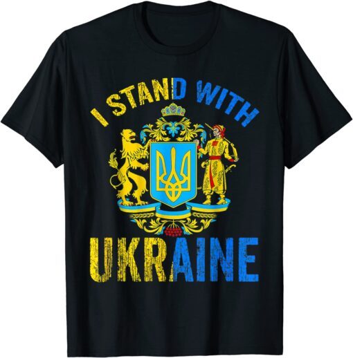 I Stand With Ukraine Ukrainian Lover support 2022 Tee Shirt