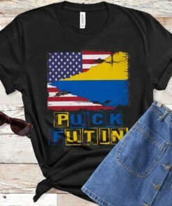 I Stand With Ukraine Ukrainian lover Puck Futin Tee Shirt
