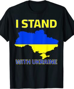 I Stand With Ukraine ukraine war Slava Ukraini Essential Free Ukraine T-Shirt