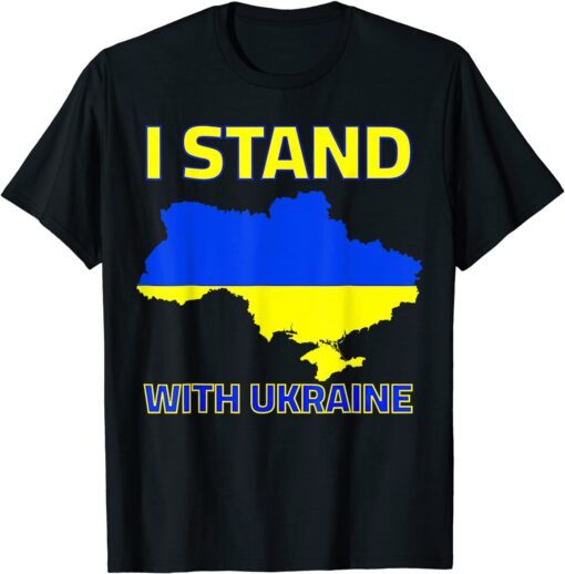 I Stand With Ukraine ukraine war Slava Ukraini Essential Free Ukraine T-Shirt