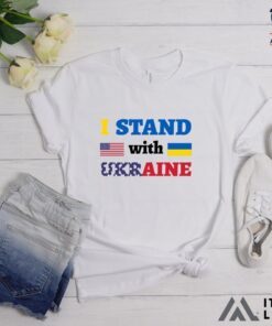 I Stand with Ukraine No War Tee Shirt