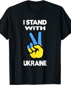 I Stand with Ukraine Tee Shirt