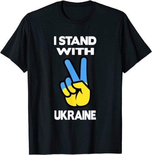 I Stand with Ukraine Tee Shirt