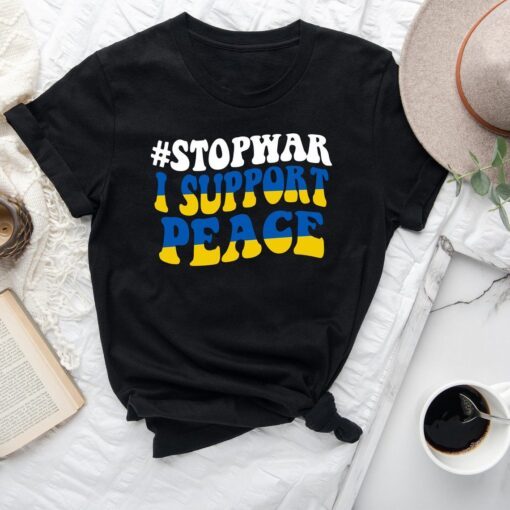 I Support Peace Stand With Ukraine Tee Shirt
