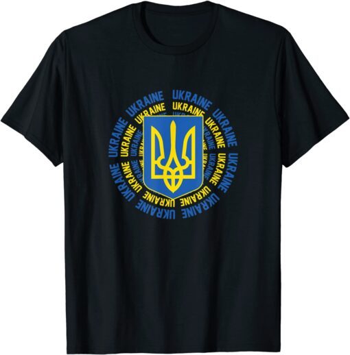 I Support Ukraine Ukrainian Flag Peace Ukraine Shirt