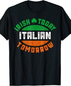 Irish Italian St. Patrick's Paddys Day Irish Green Shamrock Tee Shirt