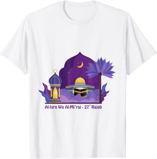 Islamic Top Al-Isra Wa Al-Mi'raj Blouse Tee Shirt