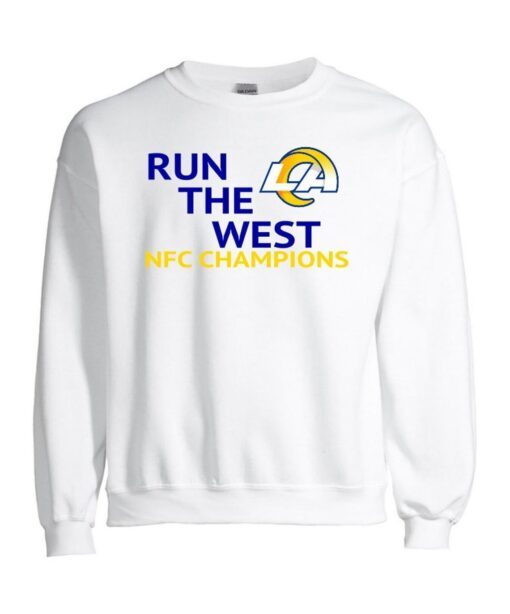 Los Angeles Rams Run The West 2022 NFC West Division Champs Sweater