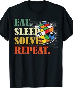 Math Speed Cubing Puzzle lover Cube Tee Shirt