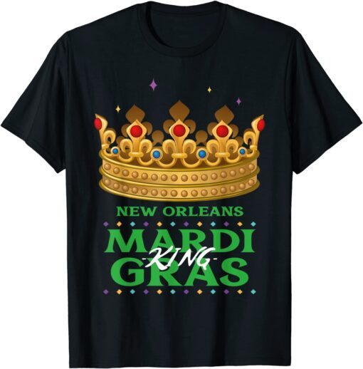New Orleans Mardi Gras King Tee Shirt