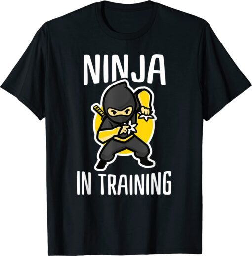 Ninja In Training Cool Ninja Tee Shirt