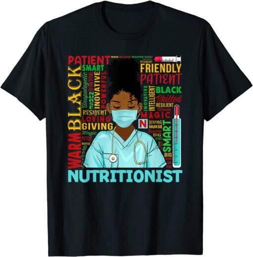Nutritionist African American Women Black History Month Tee Shirt