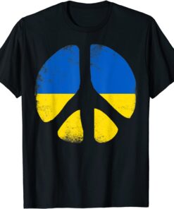 Peace in Ukraine Stand with Ukraine Support for Ukraine Tee Shirt