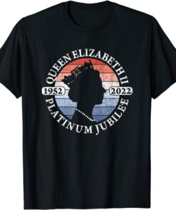 Platinum Jubilee British Monarch Queen 70 Years 2022 Jubilee Tee Shirt