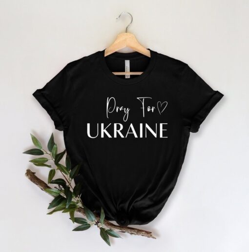 Pray For Ukraine Stand with Ukraine I Support Ukraine Tee Shirt