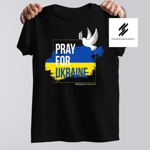 Pray for Ukraine Peace for Ukraine Tee Shirt