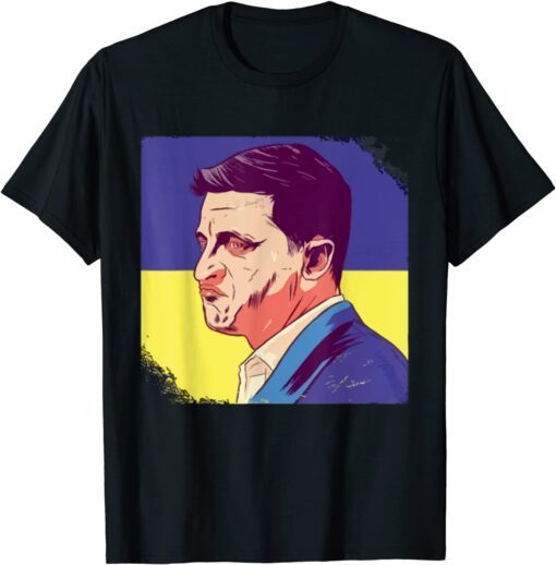 President Zelensky, Ukrainian President, Supporting Ukraine Tee Shirt