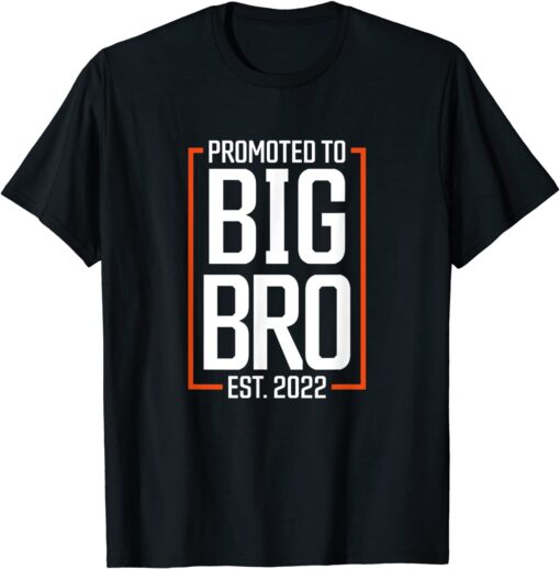 Promoted to Big Brother 2022 Big Bro Soon To Be Big Brother Tee Shirt