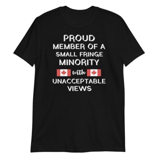 Proud Canadian Show Your Support For The Trucker Freedom Convoy 2022 Tee Shirt