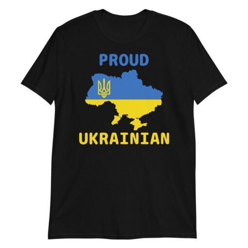 Proud Ukrainian I Stand With Ukraine Tee Shirt