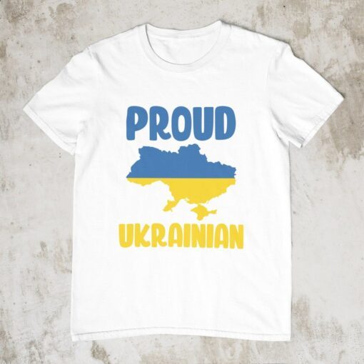 Proud Ukrainian Support Ukraine I Stand With Ukraine Free Ukraine Shirt