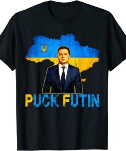 Puck Futin Shirt I Stand With Ukraine Volodymyr Zelensky Peace Ukraine T-Shirt
