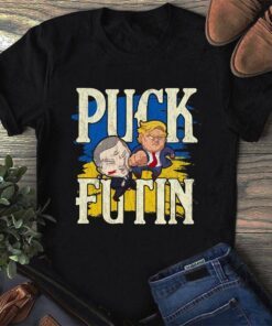 Puck Futin Trump Stand With Ukraine Support Love Peace Free Tee Shirt