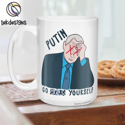 Putin Go Fuck Yourself Ukraine Russian Warship Mug