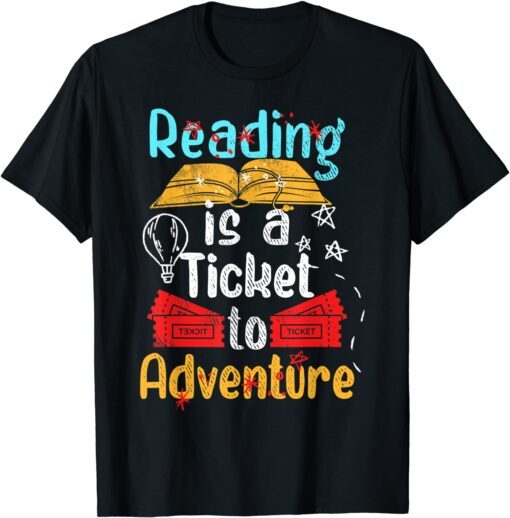 Reading Adventure Library Student Teacher Book T-Shirt