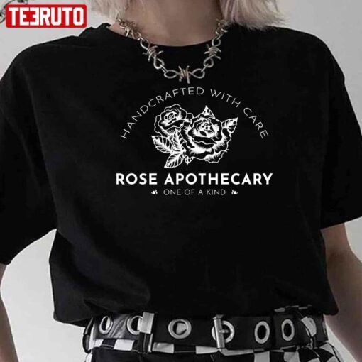 Rose Apothecary Handcrafted With Care Tee Shirt