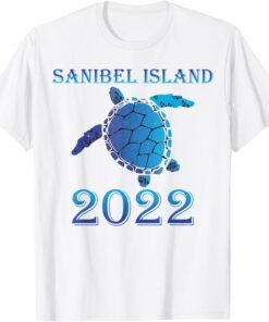 Sanibel Island Florida Spring Break 2022 Sea Turtle Tee Shirt