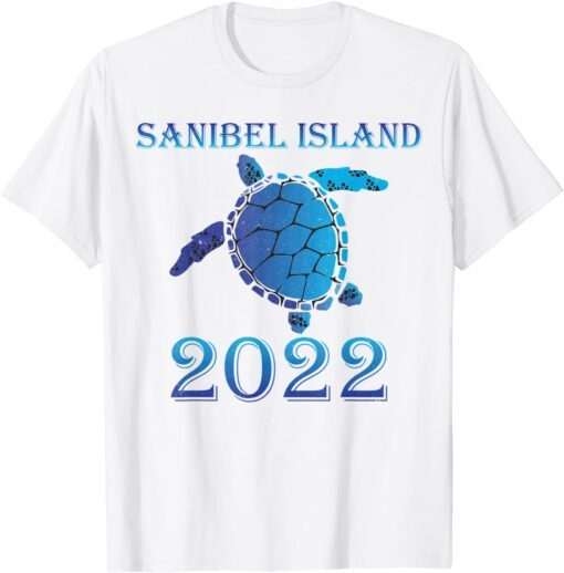 Sanibel Island Florida Spring Break 2022 Sea Turtle Tee Shirt