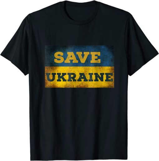 Save Ukraine Surpport I Stand with Ukraine Tee Shirt