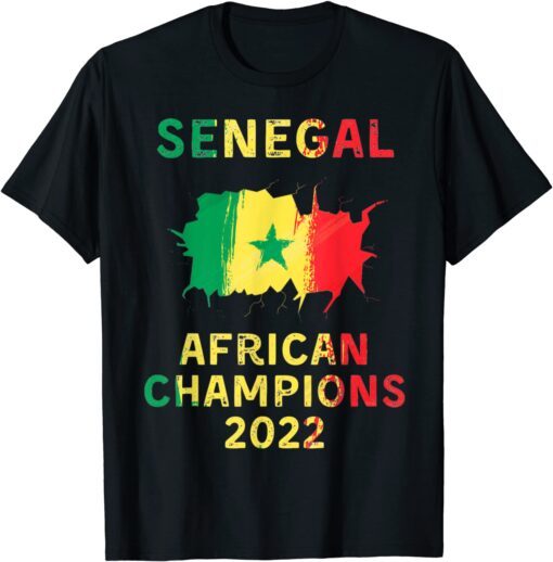 Senegal Football Senegal Champions of Africa T-Shirt