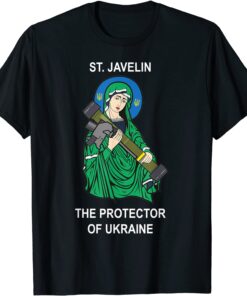 St. Javelin The Protector of Ukraine Peace Ukraine Shirt