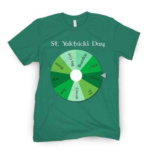 St. Yatrick's Wheel Tee Shirt