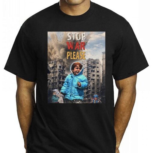 Stop War In Ukraine Stand with Ukraine Tee Shirt