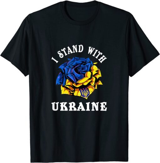 Support Ukraine I Stand With Ukraine Ukrainian Lover Save Ukraine T-Shirt