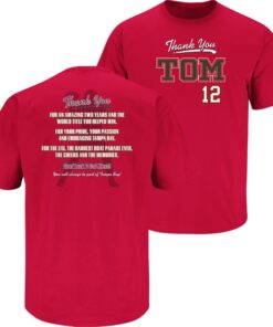 Thank You Tribute Tampa Bay Football Tee Shirt